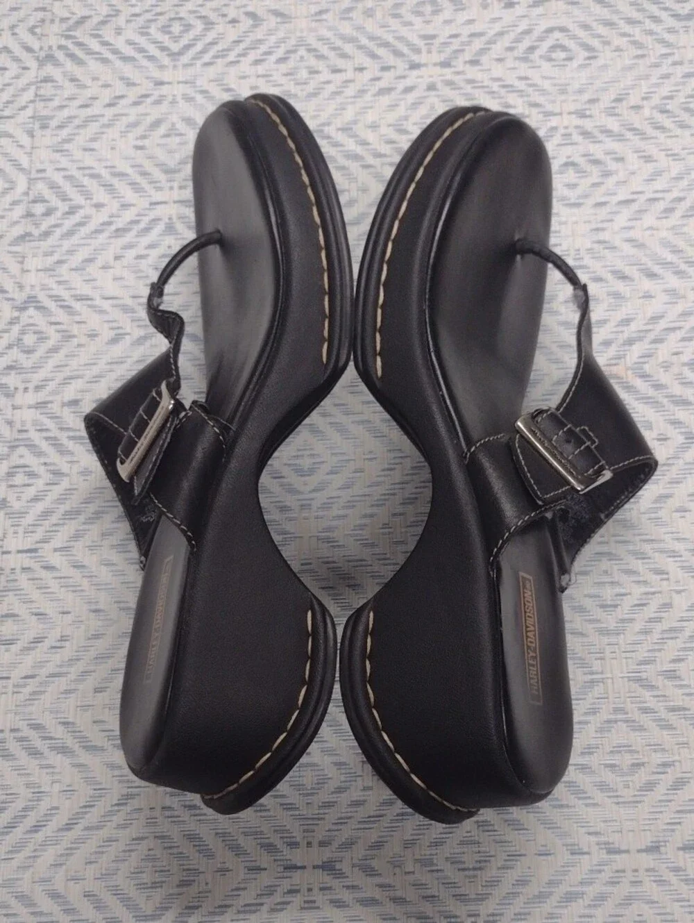 Harley-Davidson leather toe